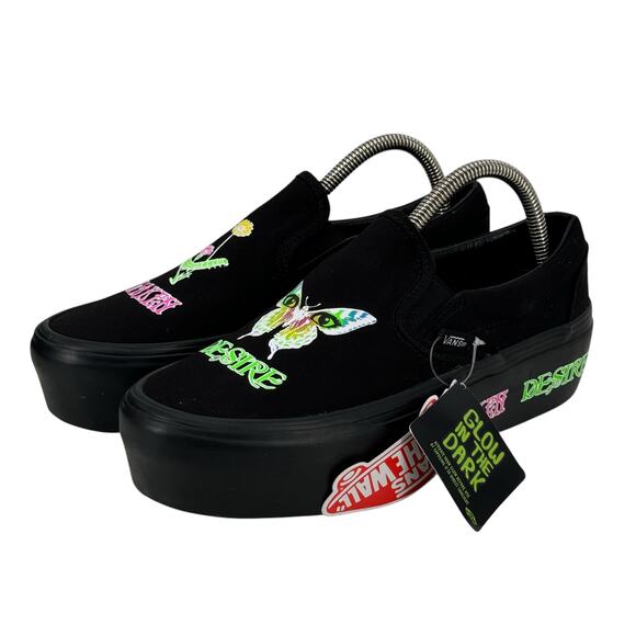 Vans Awaken Desire Glow In The Dark Women's SZ 7.5 Stackform Sneakers Slip On - Picture 1 of 10